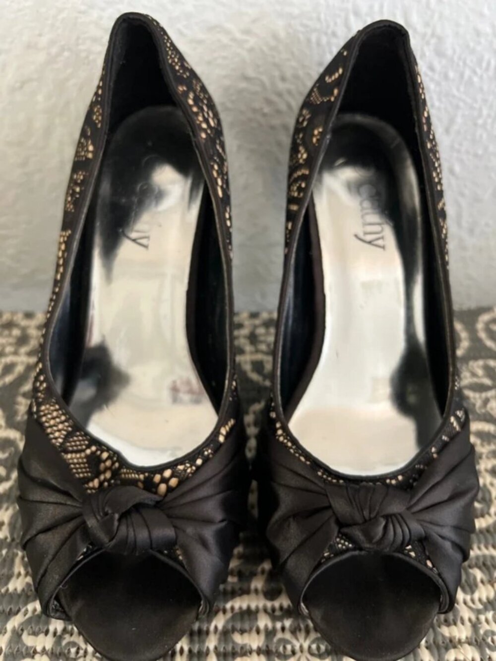 Lace back heels (6)